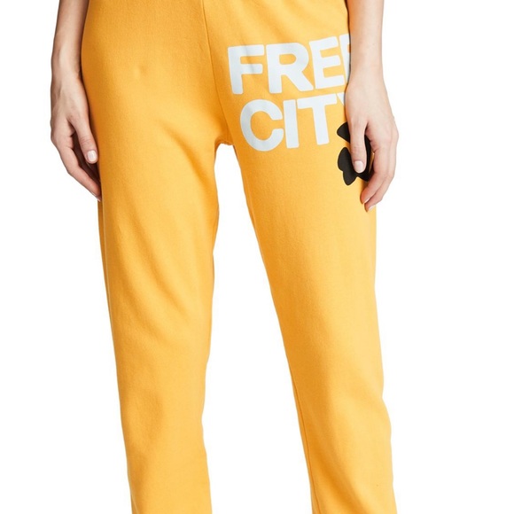 Feather Weight Yellow Sweatpants | Poshmark